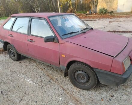 Красный ВАЗ 2109, объемом двигателя 1.1 л и пробегом 91 тыс. км за 1300 $, фото 2 на Automoto.ua