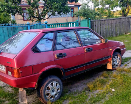 Красный ВАЗ 2109, объемом двигателя 1.5 л и пробегом 100 тыс. км за 1000 $, фото 6 на Automoto.ua