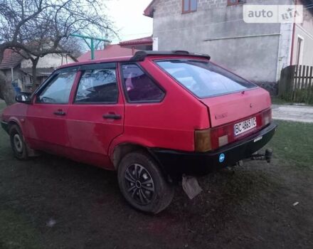 Красный ВАЗ 2109, объемом двигателя 1.1 л и пробегом 77 тыс. км за 900 $, фото 1 на Automoto.ua