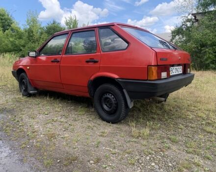 Красный ВАЗ 2109, объемом двигателя 1.1 л и пробегом 28 тыс. км за 650 $, фото 2 на Automoto.ua