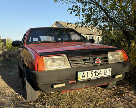 Красный ВАЗ 2109, объемом двигателя 1.5 л и пробегом 353 тыс. км за 1900 $, фото 1 на Automoto.ua
