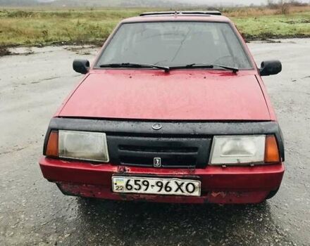 Красный ВАЗ 2109, объемом двигателя 1.1 л и пробегом 120 тыс. км за 600 $, фото 4 на Automoto.ua