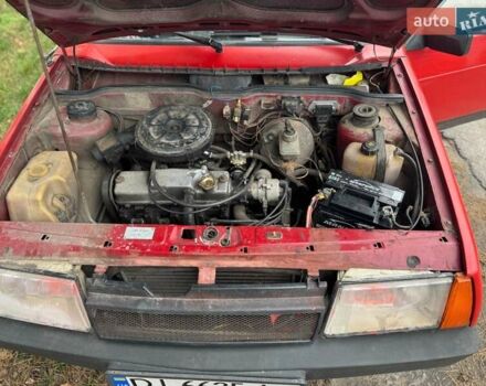 Красный ВАЗ 2109, объемом двигателя 1.1 л и пробегом 82 тыс. км за 550 $, фото 3 на Automoto.ua