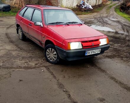Червоний ВАЗ 2109, об'ємом двигуна 1.3 л та пробігом 100 тис. км за 800 $, фото 1 на Automoto.ua