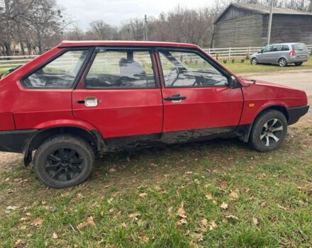 Красный ВАЗ 2109, объемом двигателя 1.1 л и пробегом 82 тыс. км за 550 $, фото 1 на Automoto.ua