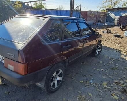 Красный ВАЗ 2109, объемом двигателя 1.3 л и пробегом 100 тыс. км за 1200 $, фото 2 на Automoto.ua