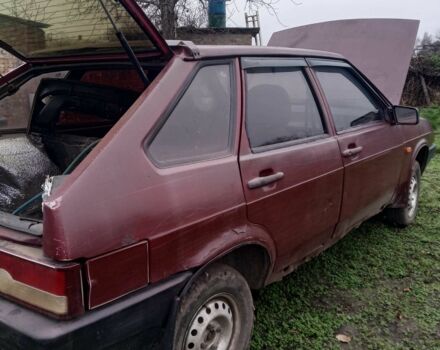 Красный ВАЗ 2109, объемом двигателя 1.3 л и пробегом 220 тыс. км за 381 $, фото 4 на Automoto.ua