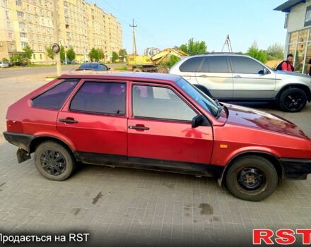 Красный ВАЗ 2109, объемом двигателя 1.3 л и пробегом 300 тыс. км за 1000 $, фото 1 на Automoto.ua
