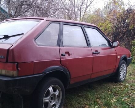Красный ВАЗ 2109, объемом двигателя 1.3 л и пробегом 170 тыс. км за 596 $, фото 1 на Automoto.ua