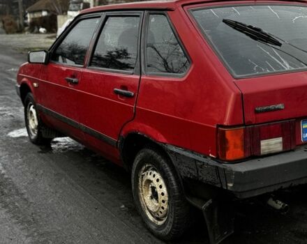 Красный ВАЗ 2109, объемом двигателя 1.3 л и пробегом 77 тыс. км за 996 $, фото 3 на Automoto.ua