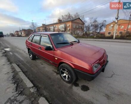 Красный ВАЗ 2109, объемом двигателя 1.29 л и пробегом 200 тыс. км за 900 $, фото 3 на Automoto.ua