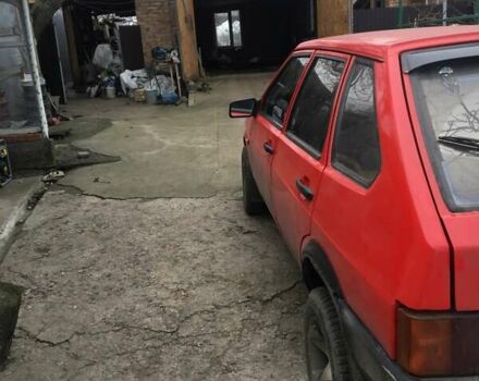 Красный ВАЗ 2109, объемом двигателя 1.5 л и пробегом 275 тыс. км за 1300 $, фото 4 на Automoto.ua