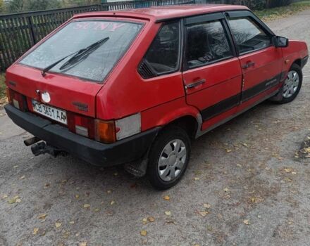 Красный ВАЗ 2109, объемом двигателя 1.3 л и пробегом 77 тыс. км за 1200 $, фото 5 на Automoto.ua