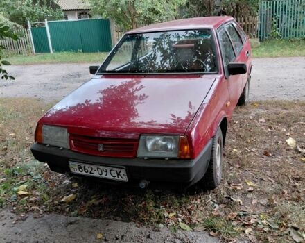 Красный ВАЗ 2109, объемом двигателя 1.3 л и пробегом 100 тыс. км за 750 $, фото 1 на Automoto.ua