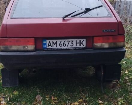 Красный ВАЗ 2109, объемом двигателя 1.3 л и пробегом 170 тыс. км за 596 $, фото 2 на Automoto.ua