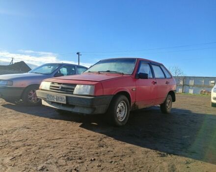 Красный ВАЗ 2109, объемом двигателя 1.5 л и пробегом 80 тыс. км за 546 $, фото 1 на Automoto.ua