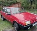 Красный ВАЗ 2109, объемом двигателя 1 л и пробегом 170 тыс. км за 739 $, фото 1 на Automoto.ua