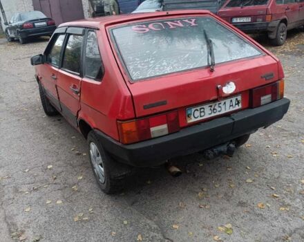 Красный ВАЗ 2109, объемом двигателя 1.3 л и пробегом 77 тыс. км за 1200 $, фото 3 на Automoto.ua