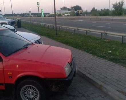Красный ВАЗ 2109, объемом двигателя 1.5 л и пробегом 55 тыс. км за 850 $, фото 1 на Automoto.ua