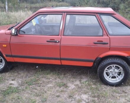 Красный ВАЗ 2109, объемом двигателя 1.3 л и пробегом 140 тыс. км за 1500 $, фото 1 на Automoto.ua