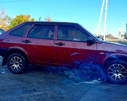 Красный ВАЗ 2109, объемом двигателя 1.5 л и пробегом 250 тыс. км за 1850 $, фото 1 на Automoto.ua