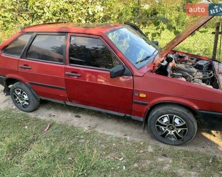 Червоний ВАЗ 2109, об'ємом двигуна 1.5 л та пробігом 50 тис. км за 800 $, фото 2 на Automoto.ua