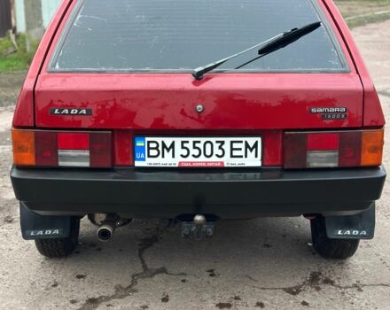Красный ВАЗ 2109, объемом двигателя 1.5 л и пробегом 57 тыс. км за 1800 $, фото 4 на Automoto.ua