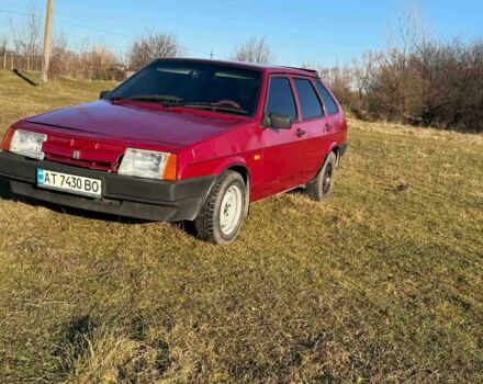 Красный ВАЗ 2109, объемом двигателя 1.3 л и пробегом 7 тыс. км за 750 $, фото 1 на Automoto.ua