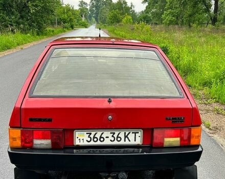 Красный ВАЗ 2109, объемом двигателя 1.5 л и пробегом 395 тыс. км за 1100 $, фото 4 на Automoto.ua
