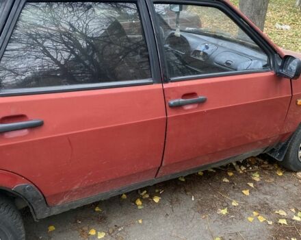 Красный ВАЗ 2109, объемом двигателя 1.3 л и пробегом 300 тыс. км за 310 $, фото 1 на Automoto.ua