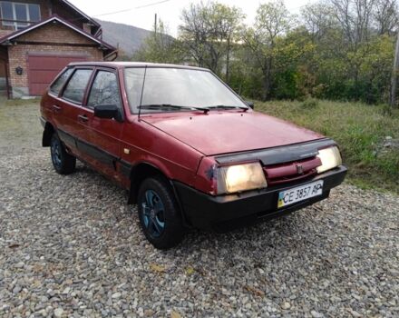 Красный ВАЗ 2109, объемом двигателя 1.3 л и пробегом 240 тыс. км за 450 $, фото 2 на Automoto.ua