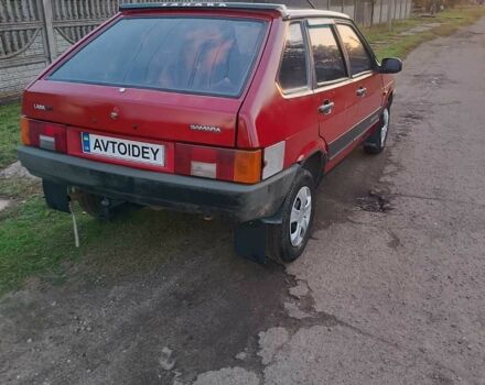 Красный ВАЗ 2109, объемом двигателя 1.5 л и пробегом 77 тыс. км за 1087 $, фото 5 на Automoto.ua