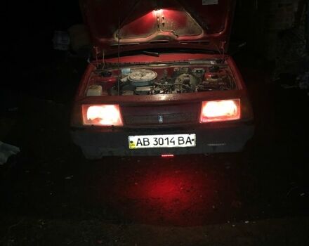 Красный ВАЗ 2109, объемом двигателя 1.3 л и пробегом 100 тыс. км за 850 $, фото 1 на Automoto.ua