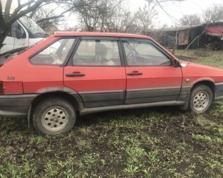 Красный ВАЗ 2109, объемом двигателя 1.5 л и пробегом 111 тыс. км за 1000 $, фото 1 на Automoto.ua