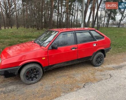 Красный ВАЗ 2109, объемом двигателя 1.1 л и пробегом 82 тыс. км за 550 $, фото 4 на Automoto.ua