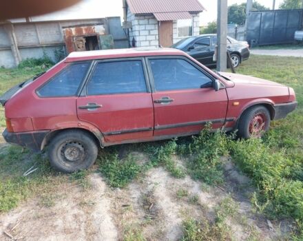 Красный ВАЗ 2109, объемом двигателя 1.3 л и пробегом 18 тыс. км за 474 $, фото 3 на Automoto.ua