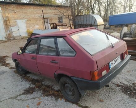 Красный ВАЗ 2109, объемом двигателя 1.1 л и пробегом 91 тыс. км за 1300 $, фото 3 на Automoto.ua