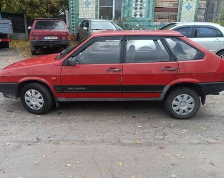 Красный ВАЗ 2109, объемом двигателя 1.3 л и пробегом 77 тыс. км за 1200 $, фото 1 на Automoto.ua