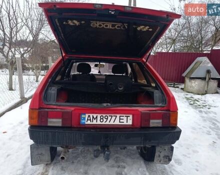 Червоний ВАЗ 2109, об'ємом двигуна 1.3 л та пробігом 100 тис. км за 1100 $, фото 2 на Automoto.ua