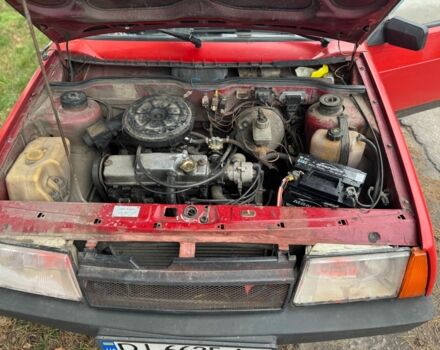 Красный ВАЗ 2109, объемом двигателя 1.1 л и пробегом 82 тыс. км за 550 $, фото 4 на Automoto.ua