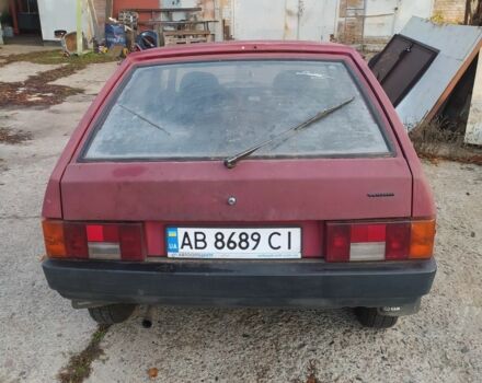 Красный ВАЗ 2109, объемом двигателя 1.1 л и пробегом 91 тыс. км за 1300 $, фото 1 на Automoto.ua