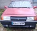 Красный ВАЗ 2109, объемом двигателя 1.3 л и пробегом 170 тыс. км за 596 $, фото 1 на Automoto.ua