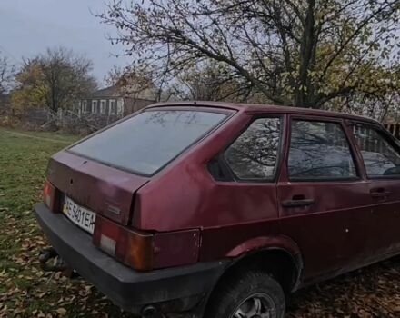 Красный ВАЗ 2109, объемом двигателя 1 л и пробегом 90 тыс. км за 596 $, фото 3 на Automoto.ua