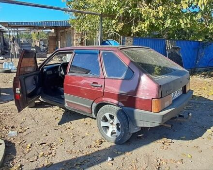 Красный ВАЗ 2109, объемом двигателя 1.3 л и пробегом 100 тыс. км за 1200 $, фото 1 на Automoto.ua