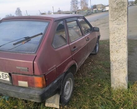 Червоний ВАЗ 2109, об'ємом двигуна 1.3 л та пробігом 95 тис. км за 691 $, фото 3 на Automoto.ua