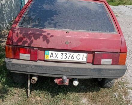 Красный ВАЗ 2109, объемом двигателя 1.3 л и пробегом 100 тыс. км за 750 $, фото 1 на Automoto.ua