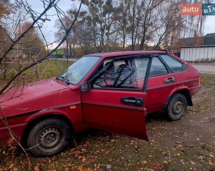 Красный ВАЗ 2109, объемом двигателя 1.29 л и пробегом 270 тыс. км за 1100 $, фото 2 на Automoto.ua