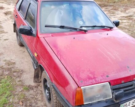 ВАЗ 2109 1993 в Кропивницком (Кировограде) на Automoto.ua Красный ВАЗ 2109, объемом двигателя 1.5 л и пробегом 200 тыс. км за 600 $, фото 5 на Automoto.ua