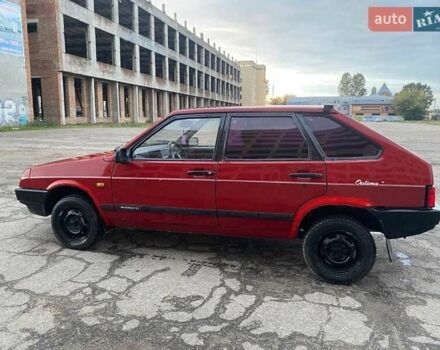 Красный ВАЗ 2109, объемом двигателя 1.3 л и пробегом 66 тыс. км за 650 $, фото 1 на Automoto.ua