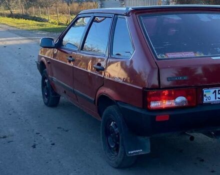 Червоний ВАЗ 2109, об'ємом двигуна 1.3 л та пробігом 67 тис. км за 800 $, фото 3 на Automoto.ua